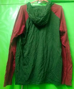cotton hoodie with cap