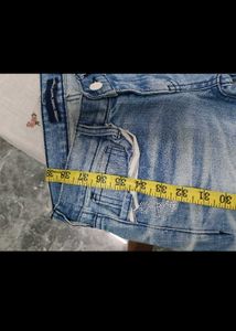 Women's Flared Blue Jeans