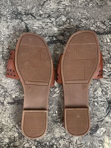 Stylish Brown Slide Sandals