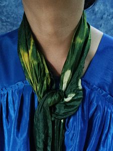 Green Silk Scarf