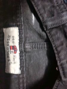 US Polo Black Workwear jeans