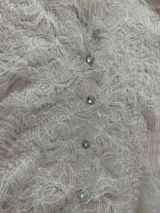Chic Lace Trimmed Cardigan