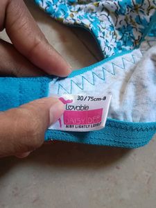Floral Print Bra