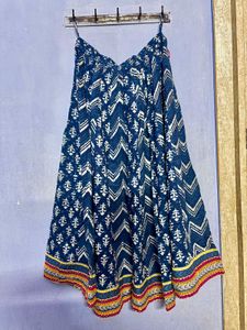 Navratri Special Jaipuri Cotton Umbrella Long Skir