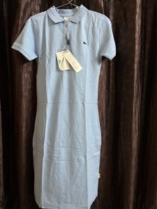Lacoste Light Blue Polo Dress