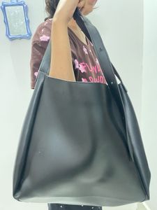 Chic Black Faux Leather  Bag