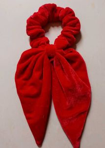 Hair scrunchie velvet febric