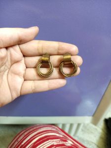 Vintage Gold Hoop Earrings