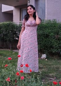 Floral Print Midi Dress