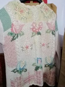 Floral Knit Cardigan