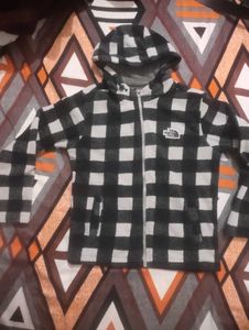 The North Face Plaid Zip-Up Hoodie