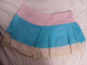 Boho Layered Mini Skirt