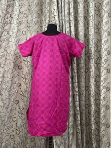 Vibrant Pink Embroidered Kurta