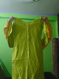Lime Green Kurta Set
