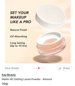 Kay Beauty HD Setting Loose Powder - Almond