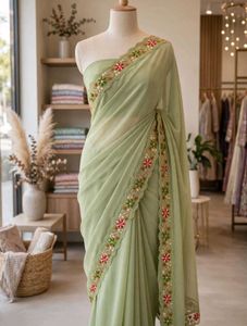 Embroidered Lace Trim - 9 Meters
