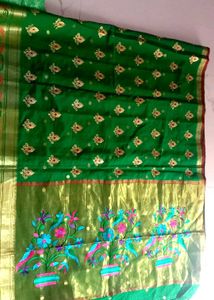 Green 💚 Paithani Saree