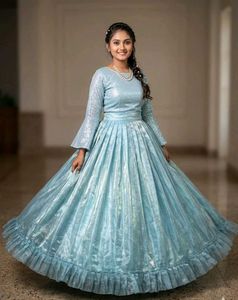 Stunning Blue Ethnic Gown