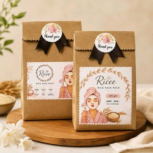 rice face pack🌷 bright and glowing skin