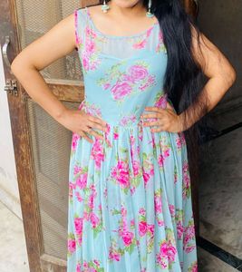 Floral Print Maxi Dress