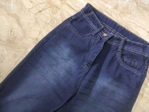 blue baggy jeans women