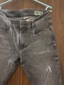 BUDA JEANS CO Original Men Grey Distressed Jean