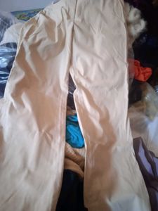 Cream Pants