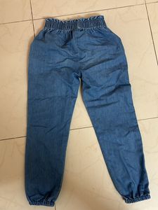 Denim Joggers For Girl