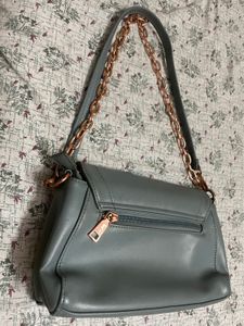 Stylish Grey Chain Shoulder Bag