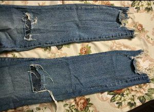 Tally Weijl High-Rise Distressed Blue Jeans