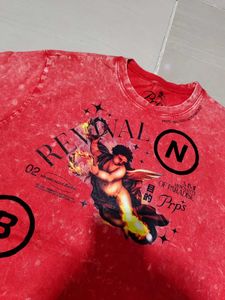 Red Graphic Print T-Shirt