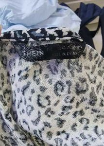 Leopard Print One Shoulder Dress