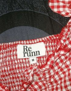 top with gingham style