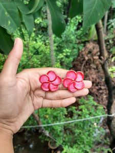 Floral Clay Necklace