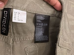 Mid-rise Olive Green Zebra Print Jeans