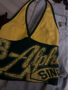 y2k 90s style halter top