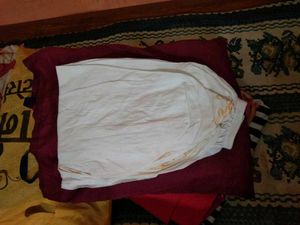 White Embroidered Dhoti Pants 2-4years