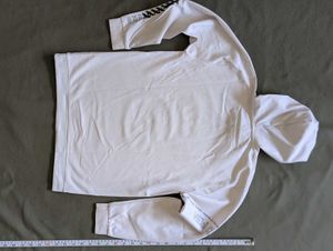 White Teddy Bear Graphic Hoodie