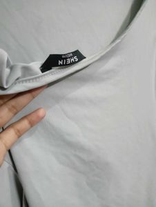 Basic Light Blue Short Sleeve Top