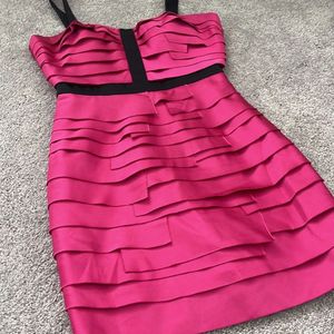 couture Pink bandage Mini Dress