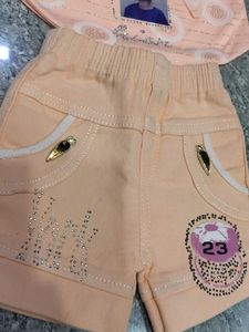 Cute Peach Baby Girl Outfit