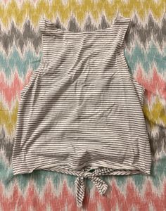 Striped Cropped Tank Top