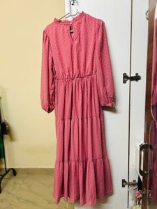 final sale🎉🎉korean Maxi Dress-S size