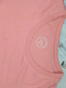 Soft Pink Basic T-Shirt