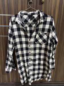Classic Black & White Buffalo Check Shirt bust 42
