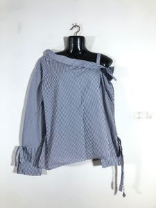 White&Blue Strips Top(Women’s)