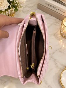 Chic Pink Monogram Handbag