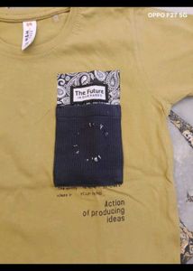 39. Yellow Graphic Print T-Shirt
