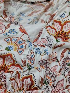 Bohemian Floral Print Midi Dress