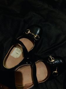 GUCCI BLACK MARY JANE FOR KIDS